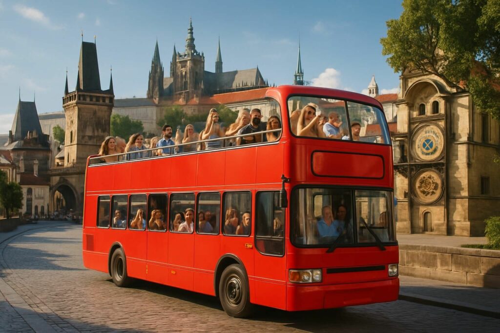 découvrez notre guide complet et comparatif des lignes de bus touristiques hop-on hop-off à prague pour explorer la ville à votre rythme.
