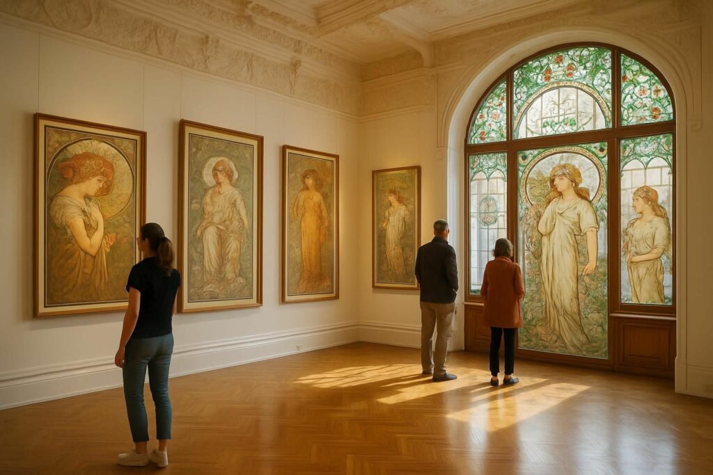découvrez le musée mucha à prague, un hommage unique à l'art nouveau tchèque, présentant les œuvres emblématiques d'alfons mucha et l'esthétique caractéristique de cette période artistique.