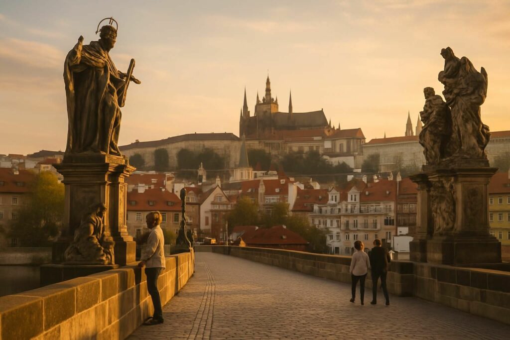 découvrez l'histoire fascinante du pont charles à prague, admirez ses célèbres statues et profitez de nos conseils pratiques pour une visite inoubliable.