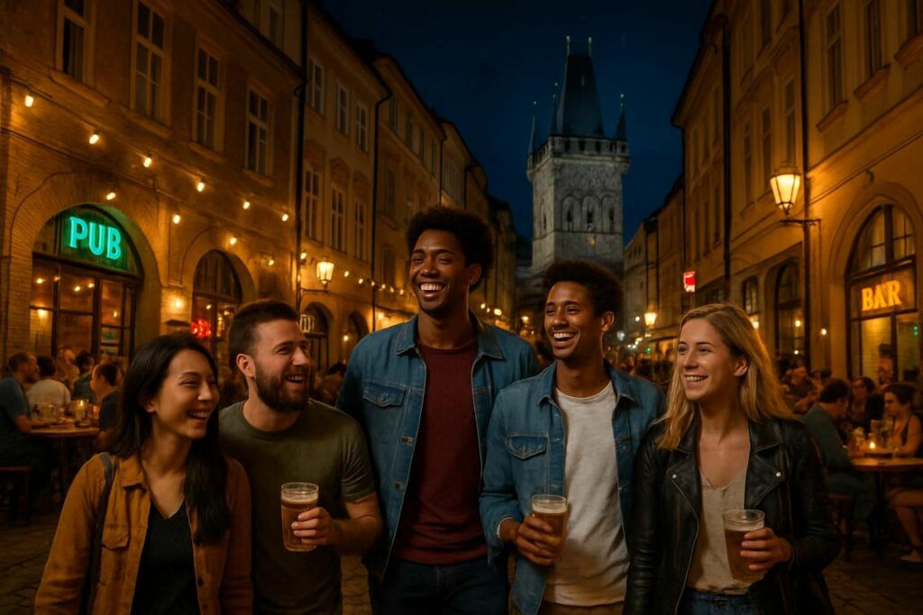 découvrez le pub crawl à prague, une expérience incontournable pour explorer la vie nocturne animée de la ville, rencontrer des voyageurs et profiter des meilleurs bars et clubs.